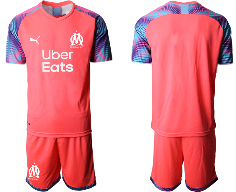 Men 2020-2021 club Marseille red goalkeeper Soccer Jerseys->marseille jersey->Soccer Club Jersey